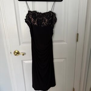 JS Boutique Black Lace Dress Y2K